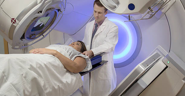 Radiotherapy UK - Woman Receiving Radiation Therapy Treatments